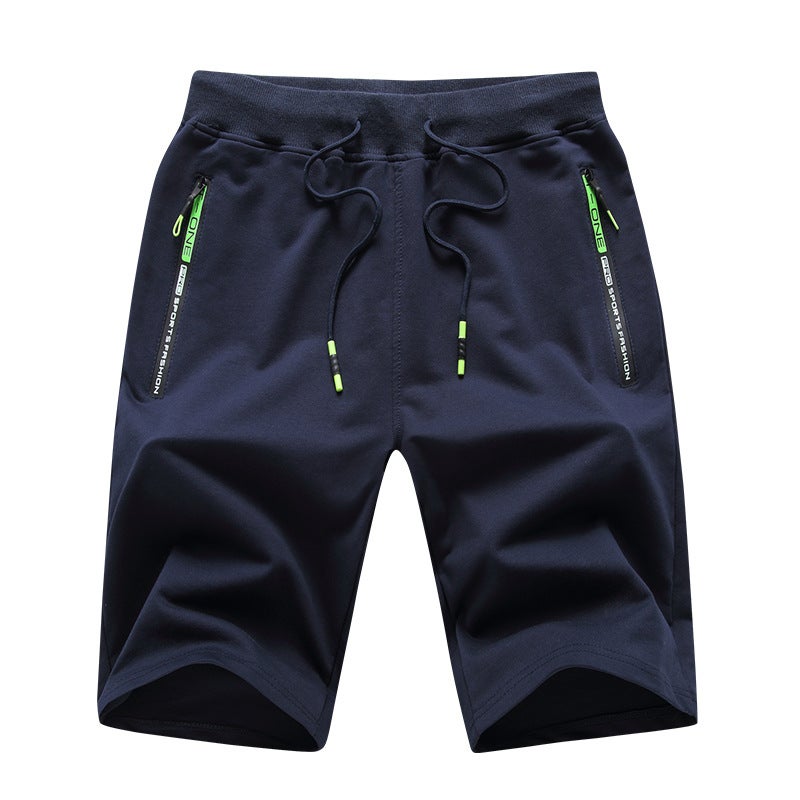 Summer New Five-point Pants Boys Casual Knitted Pants Teenager American Trendy Sports Pants Cross-border Large Size Shorts - Image 1