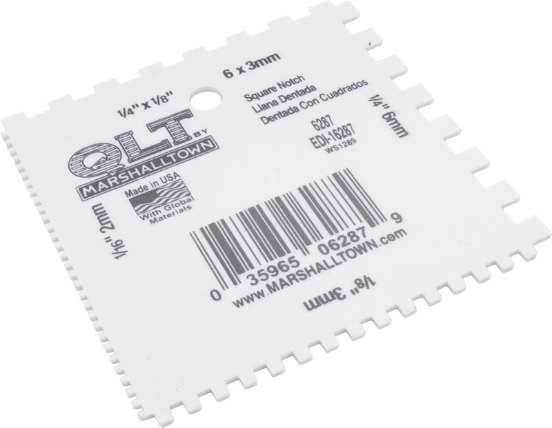 MARSHALLTOWN Qlt By Marshalltown 6287 Plastic Notched Spreader By Qlt By Marshalltown - Image 2