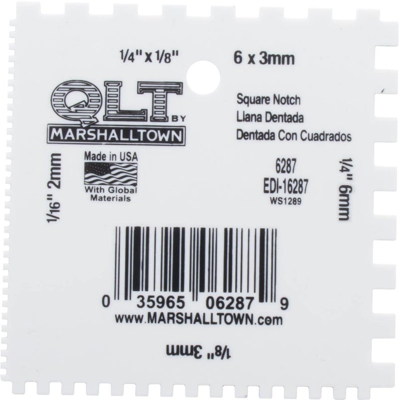 MARSHALLTOWN Qlt By Marshalltown 6287 Plastic Notched Spreader By Qlt By Marshalltown - Image 3