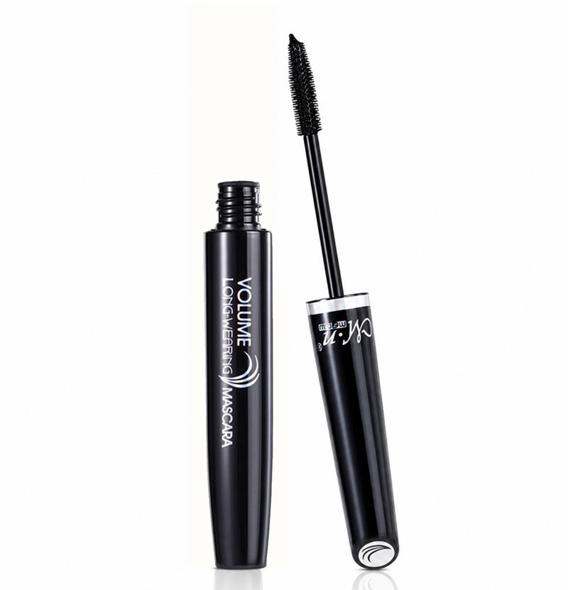Me Now Black Mascara, 9ml, Volume Long-Wearing Lash Makeup, Flexible Silicone Brush, Rich Black Finish, Smudge-Resistant, Eye Makeup Tool for Daily Use 2Pcs - Image 1