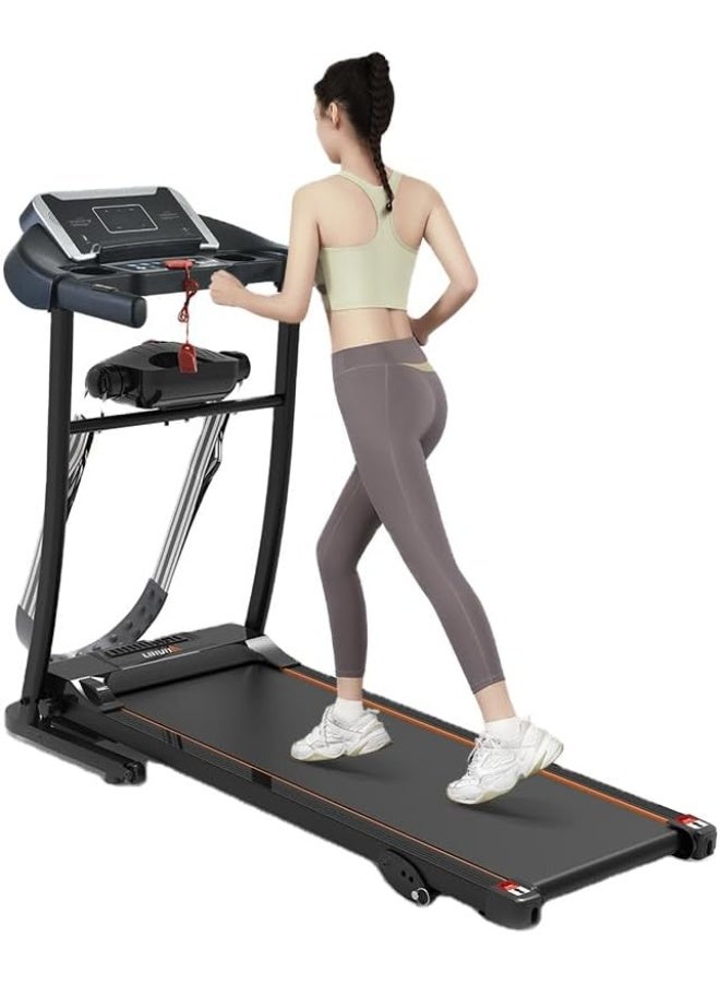 Multifunctional electric treadmill with electric massage belt from house sport and has a wonderful screen Motor DC power 2.5 hp and the device has a five-year warranty