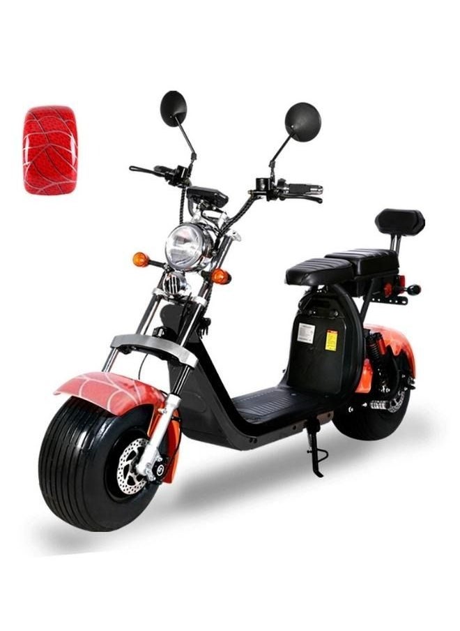 Crony G-029 Electric Motorcycle e Motorbike High Speed Harley tire Double Seat with Double Battery | Red Spider  - Image 1