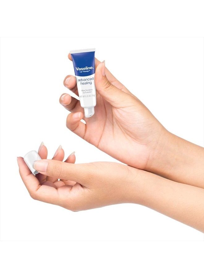 Vaseline Lip Therapy Lip Balm Tube, Advanced Healing, 0.35 oz - Image 4