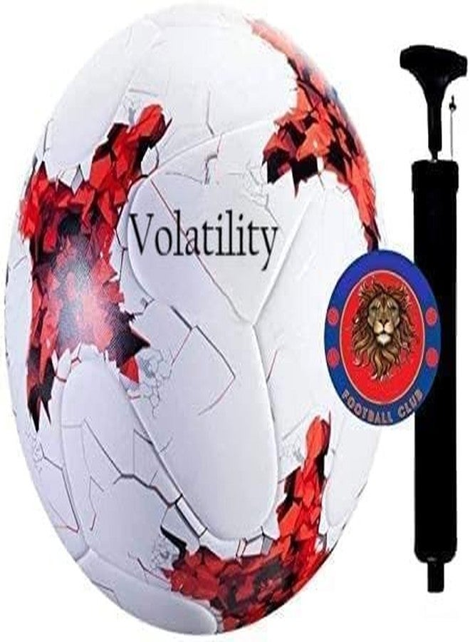 Volatility Russi Football for All Ages Suited for The Grass Fields | PU | Suitable for Grass |Practice Ball | Soccer Ball | for Men/Women | Football Size - 5 (Russia New-2) - Image 2