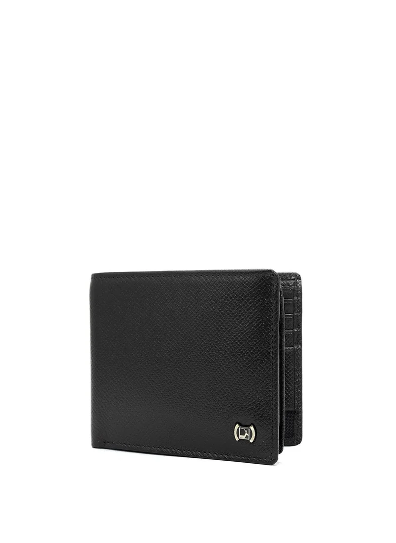 Da Milano Genuine Leather Black Mens Wallet