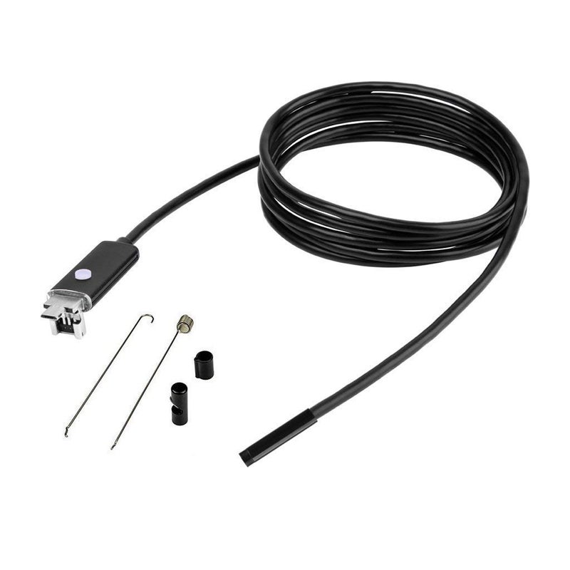 MatLogix 5 m Waterproof Endoscope Mini HD Camera Snake Tube 5.5 mm Lens USB Inspection LED Borescope for Android Phone PC (Wire Length- 5 Meters, Lens Size- 5.5mm) - Image 5