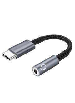 ماركة غير محددة محول صوت USB C إلى 3.5 مم، من نوع USB C إلى جاك سماعة رأس أنثوي 3.5 مم، محول سماعات USB C، محول Aux Dongle، كابل DAC HiFi، لأجهزة Samsung Galaxy و iPad Pro و MacBook.  - Image 1