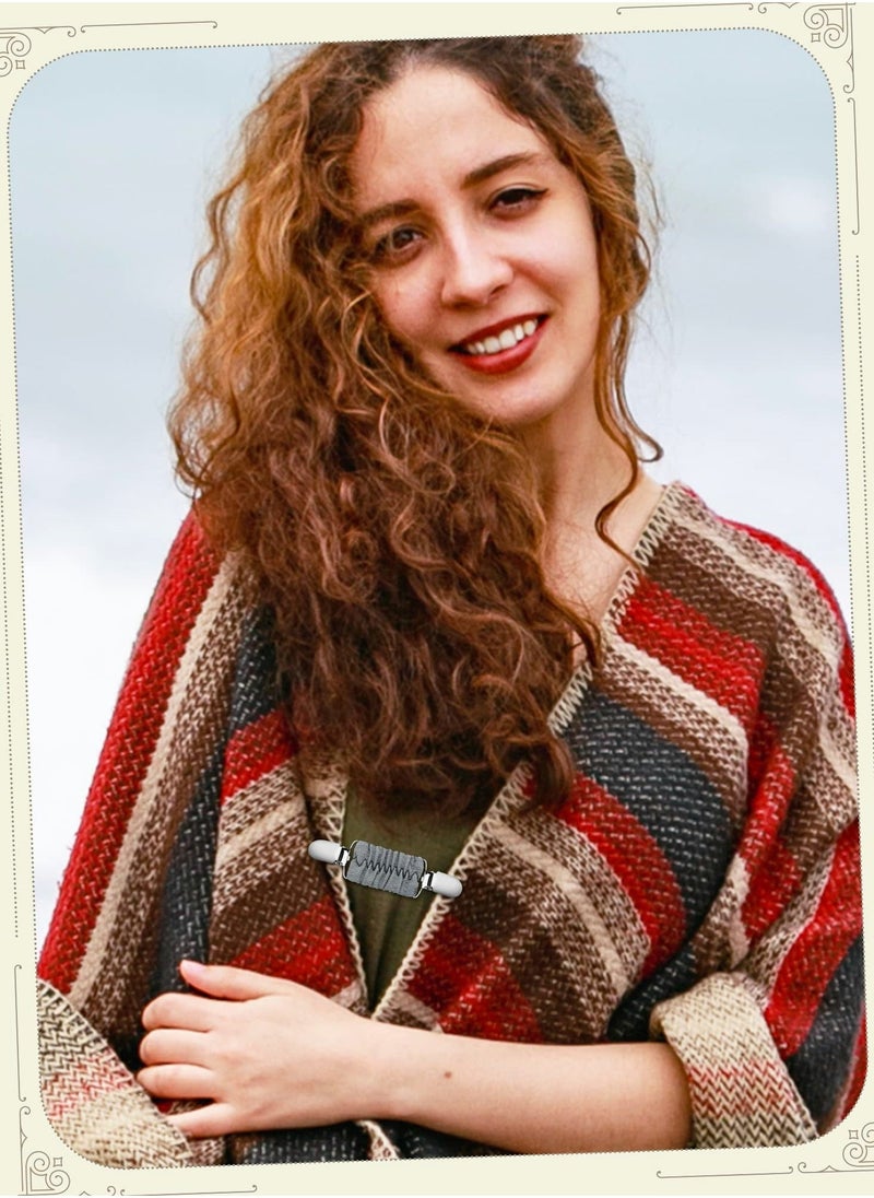 SYOSI Brooch Shawl Clip, Sweater Shawl Clip Retro Cardigan Collar Clip Dress Shirt Brooch Clip Fit Dress Cinch Clip Vintage for Women Girl Decor（3 Pieces ） - Image 4