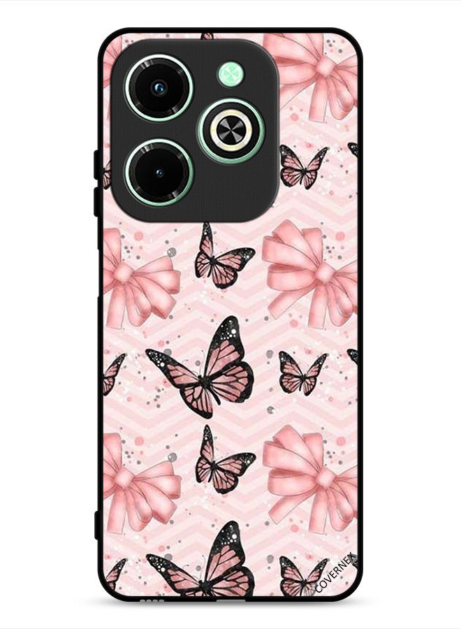 Covernex Infinix Hot 40i 4G Protective Case Cover Butterflies Wallpaper - Image 1