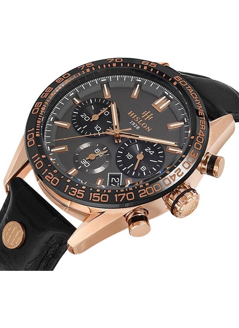 Hislon - MS107T-04BR Men's Wristwatch - Image 1