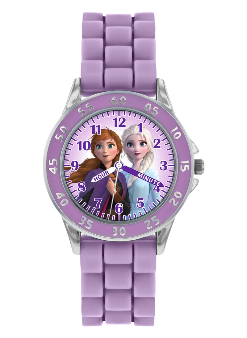 Disney Disney Frozen 2 Purple Silicon Strap Girls Watch - FZN9505