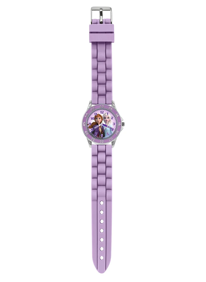 Disney Disney Frozen 2 Purple Silicon Strap Girls Watch - FZN9505