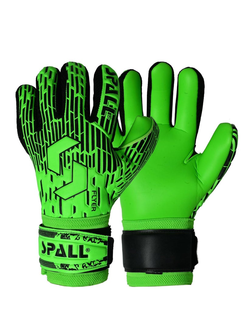 Spall Professional Goalkeeper Gloves with Strong Grip Palms and Finger Protection – Anti-Slip Soccer Goalie Gloves for Training and Match Play - Image 1
