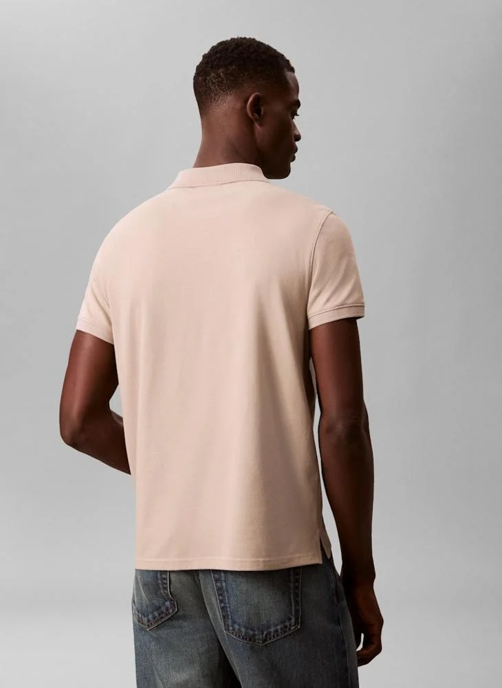 CALVIN KLEIN Slim Fit Pique Polo Shirt