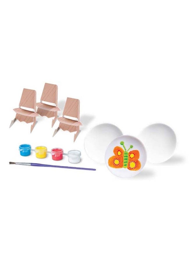 4M Little Crafts Kits Mini Plates Painting Kit - Image 2