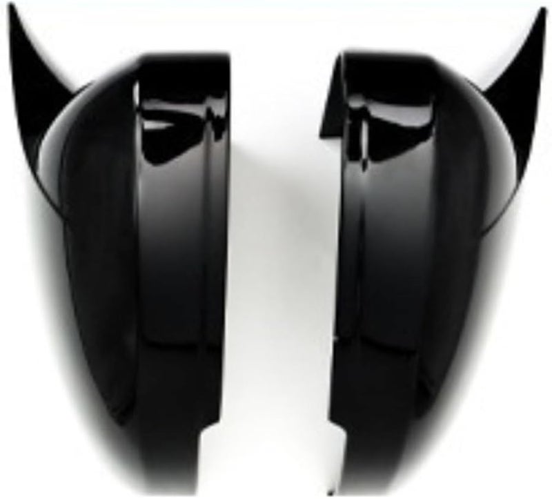 غطاء هيكل المرآة الخلفية XPeng P7 P7i P5 ABS أسود لامع، طقم - Image 1