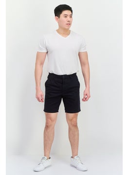 French Connection Men Solid Chino Shorts, Navy  - Image 4