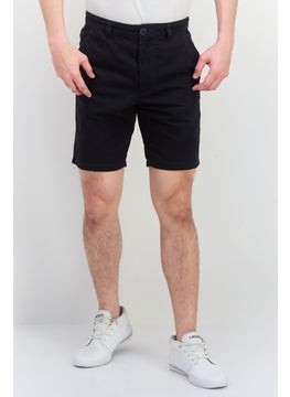 French Connection Men Solid Chino Shorts, Navy  - Image 1