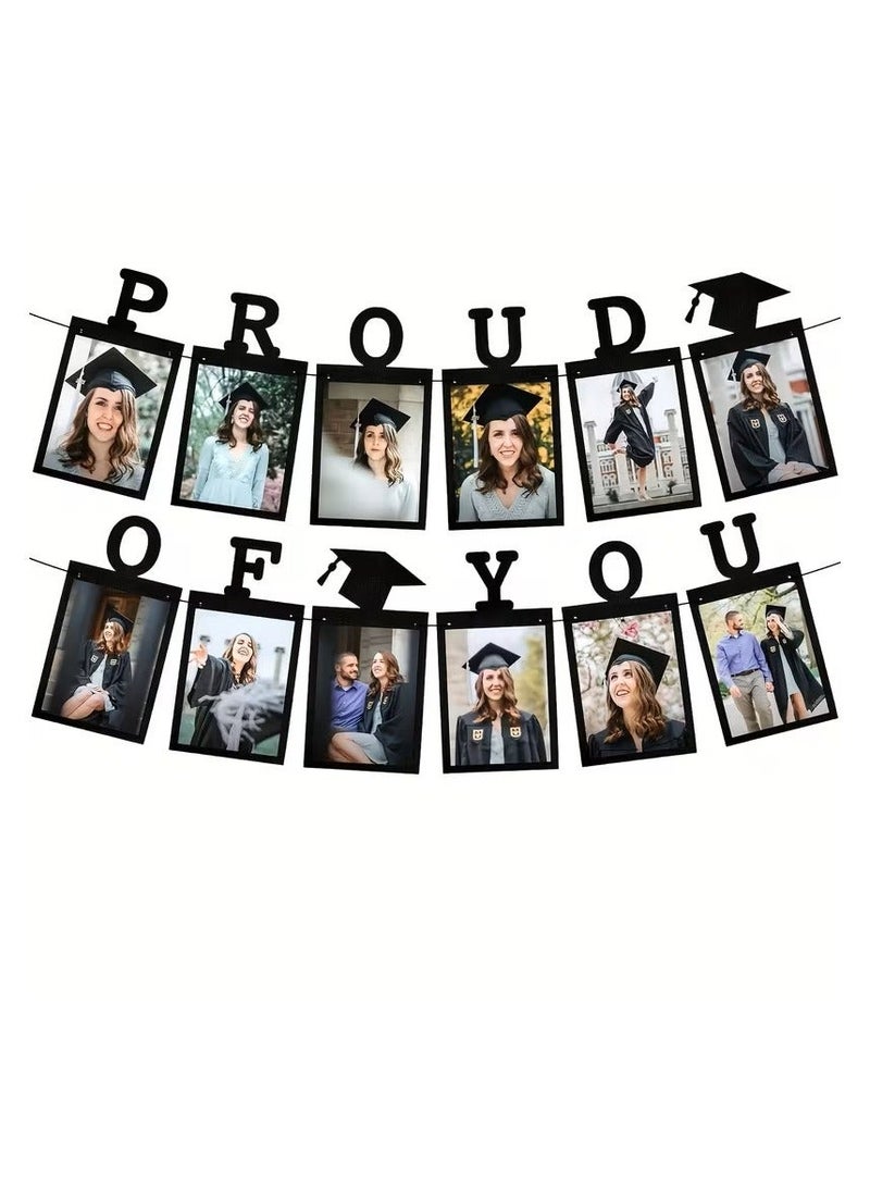 Mcolour Balloon We Are Proud Of You Paper Banners With Congrats Grad Foil Balloons Table Runner And Sash - Image 3