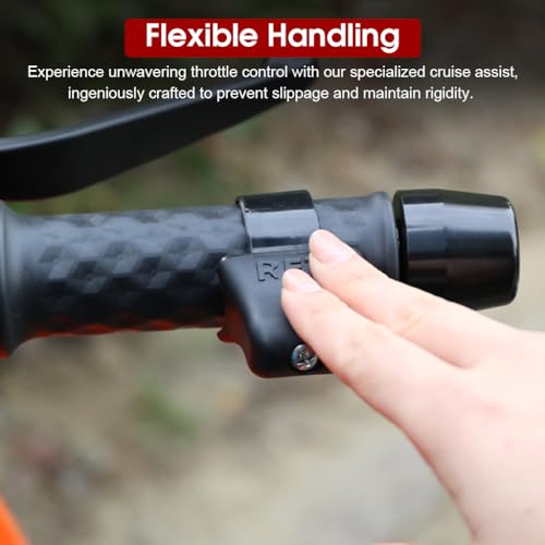 STHIRA® 2PCS Durable Throttle Lock Cruise Control for Bike- Motorcycle Accelerator Booster, Bike Handle Grip, Universal Fit for 7/8" Handlebar, Ideal for Long Rides on Street, Sport, Off-Road Bikes - Image 3