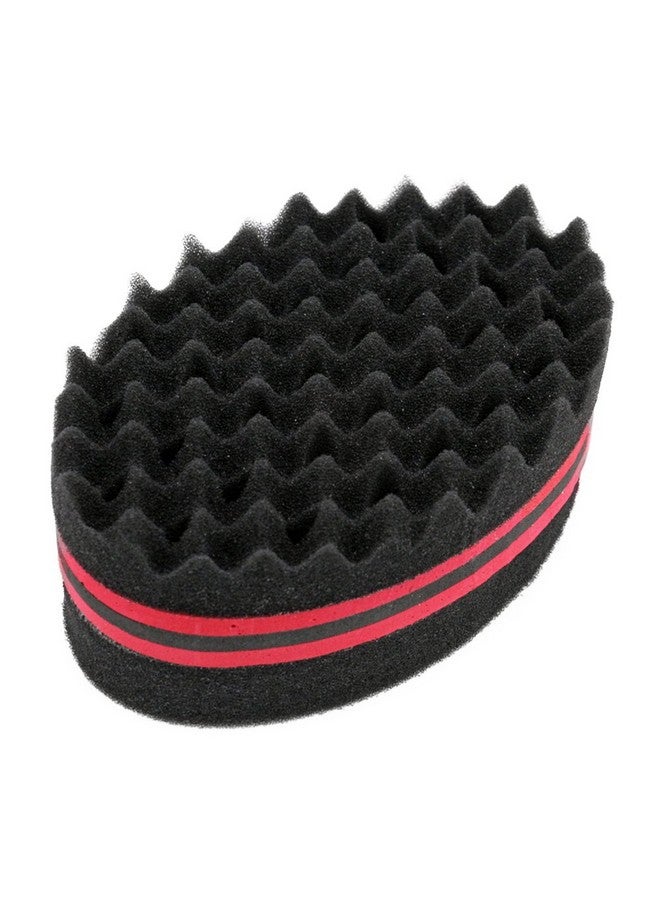 BEWAVE Big Holes Barber Hair Brush Sponge Dreads Locking Twist Afro Curl Coil Wave Hair Care Tool 2 Pcs With 1 Pc Hair Pick - Image 4