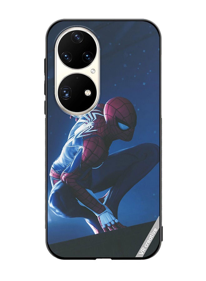 VR CREATIVE Protective Case Cover For Huawei P50 Pro Spiderman Design Multicolour - Image 1