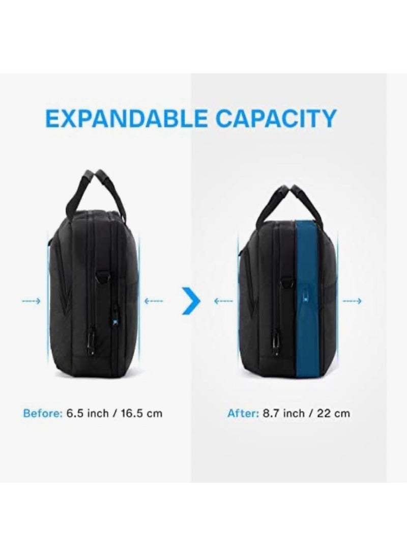 حقيبة لابتوب، حقيبة مستندات قابلة للتوسيع من BAGSMART للرجال والنساء - Image 3