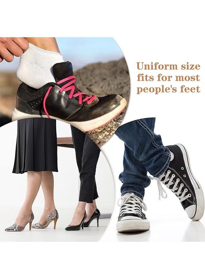 12 Pcs U Shaped Felt Callus Pads for Metatarsal, Self Adhesive Wool Felt Foam Foot Cushion Pad for Pain Relief, Keep Calluses from Rubbing on Shoes Forefoot Pads for Men and Women - Image 5