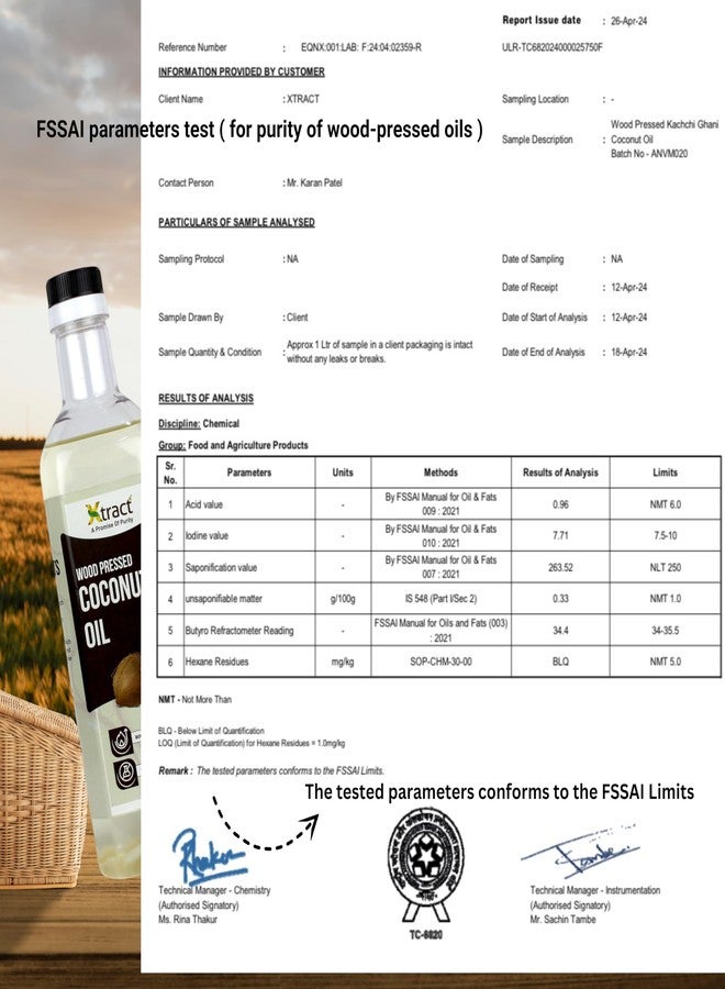 Xtract Wood Pressed Coconut Oil 100 Ml | Extracted in Wooden Churner - Wood Pressed | Plastic bottle | Kacchi Ghani/Kolhu/Chekku | Coconut Cooking Oil | Coconut Oil for Baby Massage | No preservatives | No chemicals | Healthy and Pure - Image 5