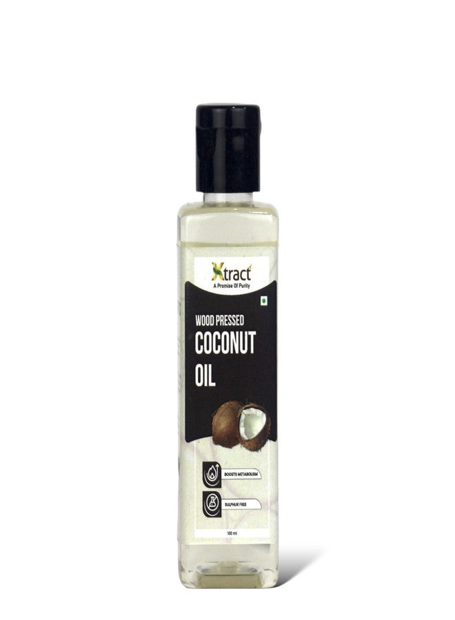 Xtract Wood Pressed Coconut Oil 100 Ml | Extracted in Wooden Churner - Wood Pressed | Plastic bottle | Kacchi Ghani/Kolhu/Chekku | Coconut Cooking Oil | Coconut Oil for Baby Massage | No preservatives | No chemicals | Healthy and Pure - Image 3
