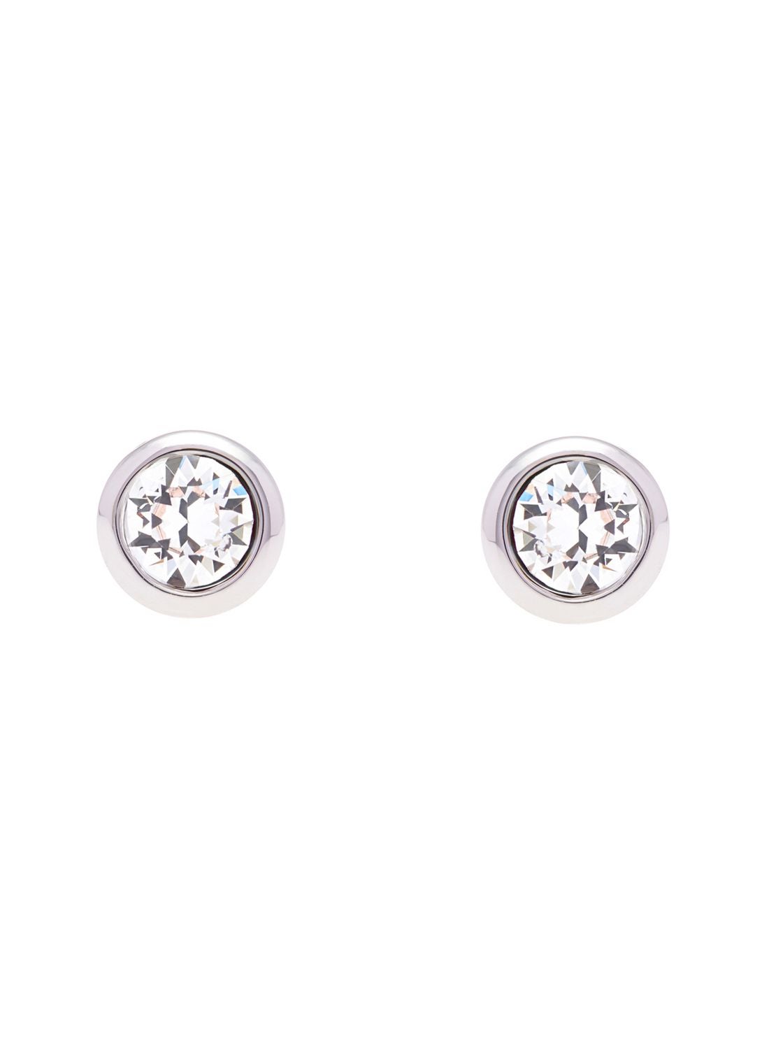ted baker silver button earrings