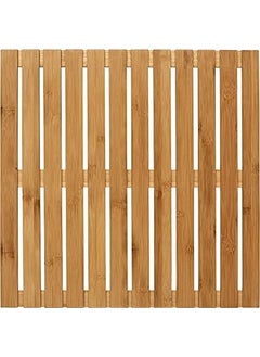 Wenko Bathroom Grille Indoor and Outdoor Bamboo, 50 x 50 cm  - Image 1