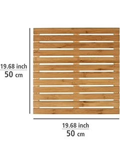 Wenko Bathroom Grille Indoor and Outdoor Bamboo, 50 x 50 cm  - Image 4
