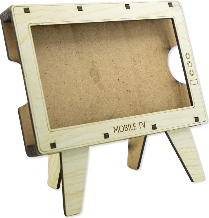 مافي تريند Blue Trend Decorative Wooden Phone Stand Phone Holder