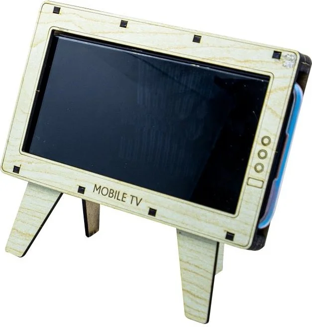 مافي تريند Blue Trend Decorative Wooden Phone Stand Phone Holder