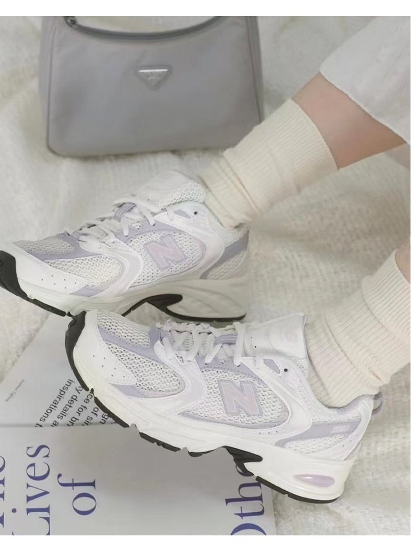 New Balance Women 530 Casual Sneakers White/Purple  - Image 3