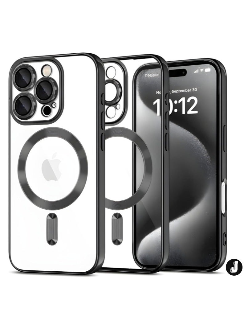 JAJEEK "New Shiny Black iPhone 16 Pro Max Case with MagSafe – Superior Shock and Scratch Protection" - Image 1