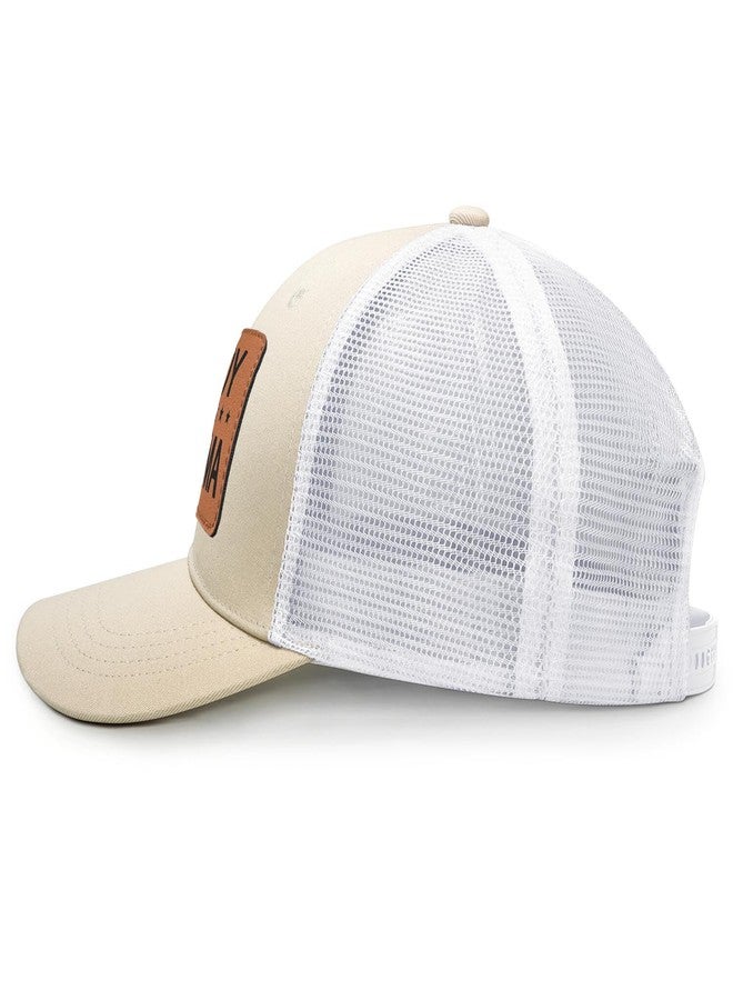 Boy Mother Mama Mom Hat for Women Leather Patch Baseball Mom Trucker Cap Gifts for Mothers Day Birthday - Image 3