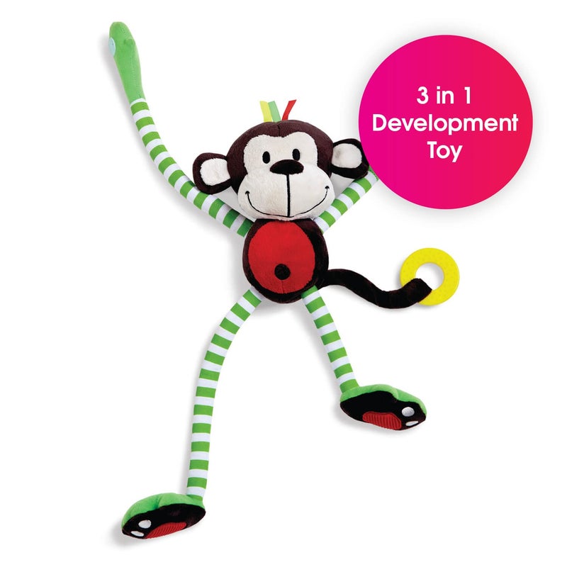 Edushape Happy Monkey Plush - Image 2