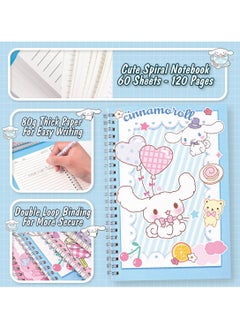 CMGTYYD Cute School Supplies Anime Cartoon Stationery Gift Set For Girls Kids Including Spiral Notebook  Sticky Note  - Image 2