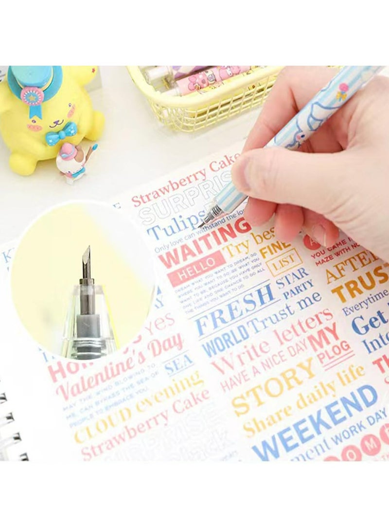 CMGTYYD Cute School Supplies Anime Cartoon Stationery Gift Set For Girls Kids Including Spiral Notebook  Sticky Note - Image 5