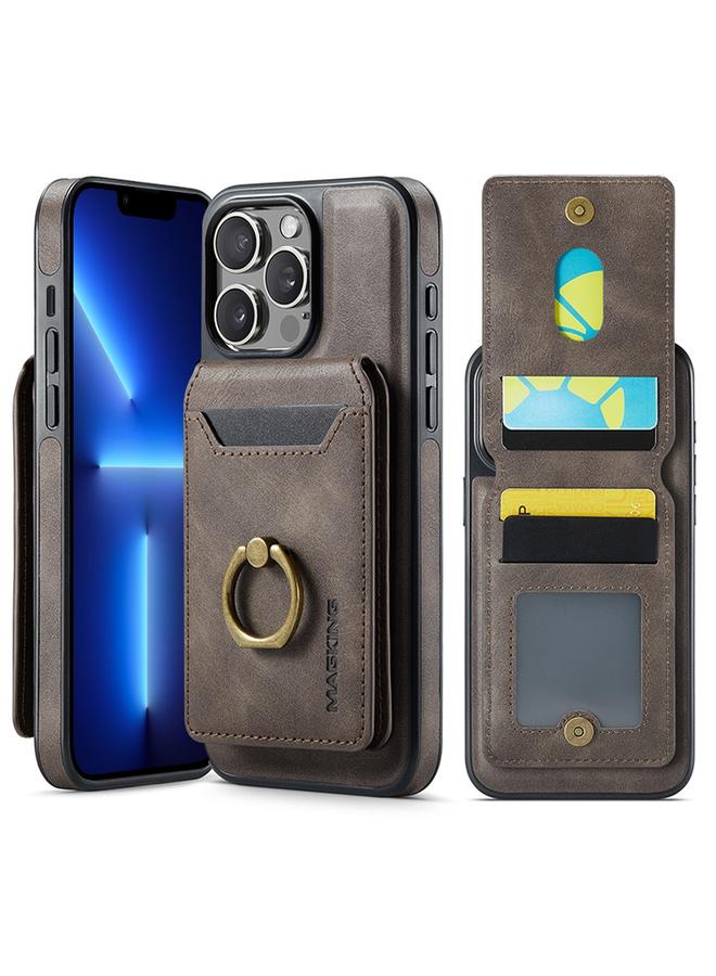Dg مينغ جراب لهاتف iPhone 13 Pro K1 MagSafe قابل للفصل ومحفظة RFID وغطاء خلفي للهاتف - Image 1
