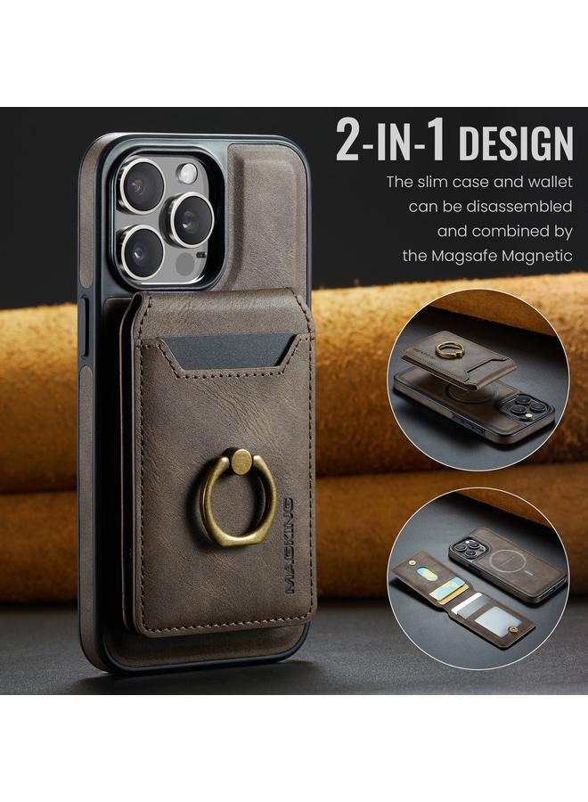 Dg مينغ جراب لهاتف iPhone 13 Pro K1 MagSafe قابل للفصل ومحفظة RFID وغطاء خلفي للهاتف - Image 2