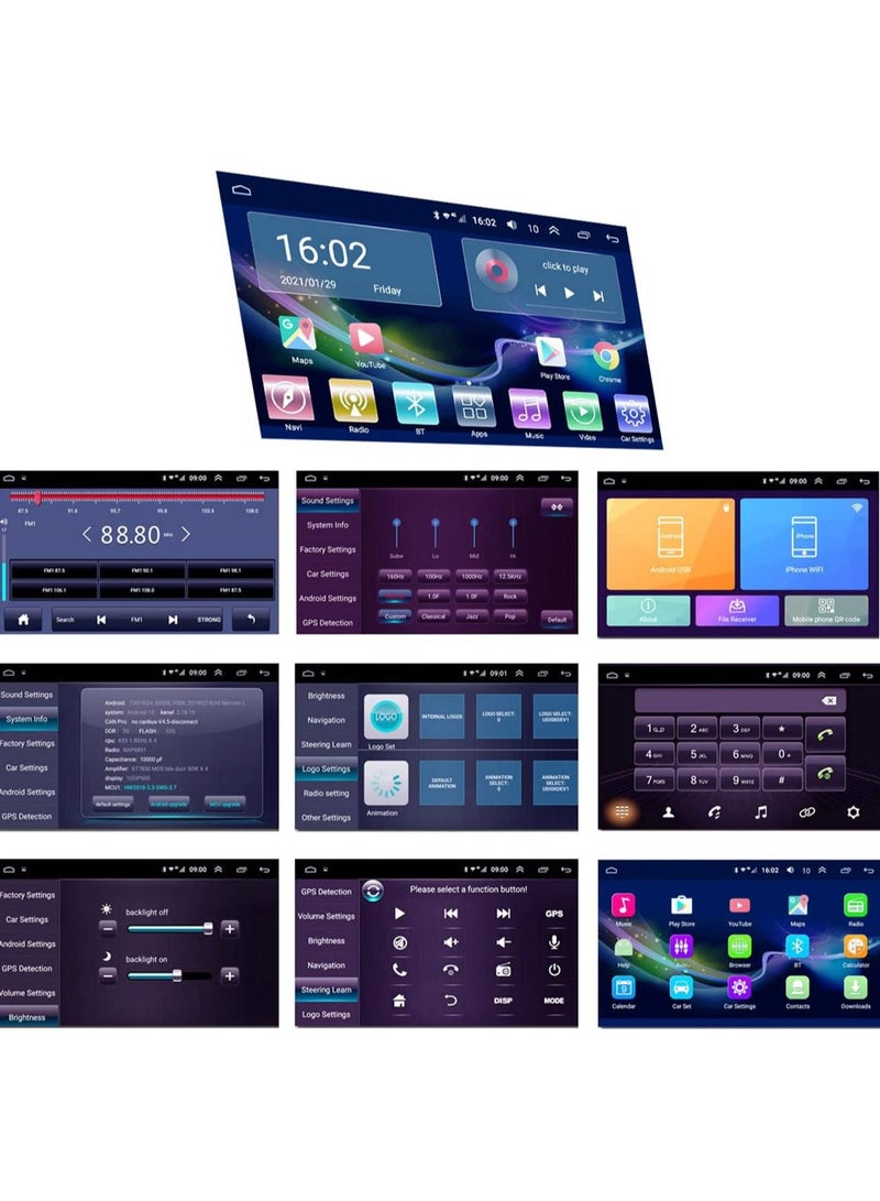 Android Screen For Toyota Fortuner 2008 2009 2010 2011 2GB RAM 32GB ROM QLED 9 Inch Touch Screen With Backup Camera Included - Image 5