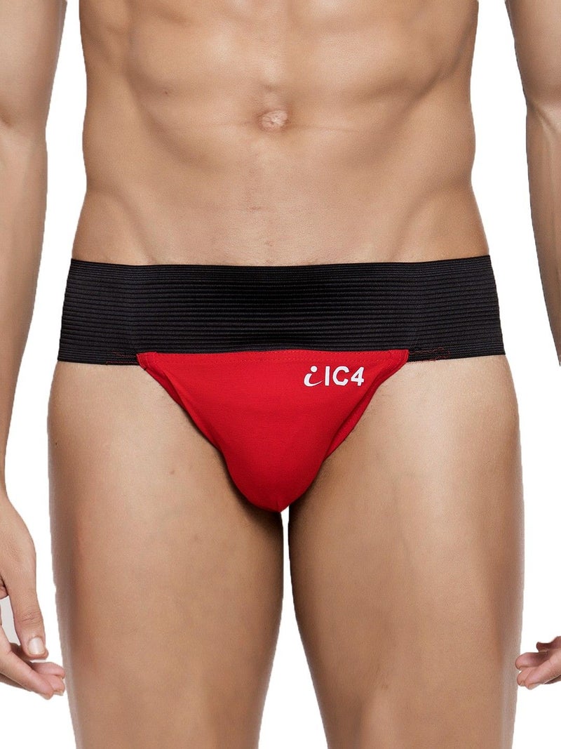 IC4 Store حزمة دعم الرجال الرياضية - Navy و Red - Image 2