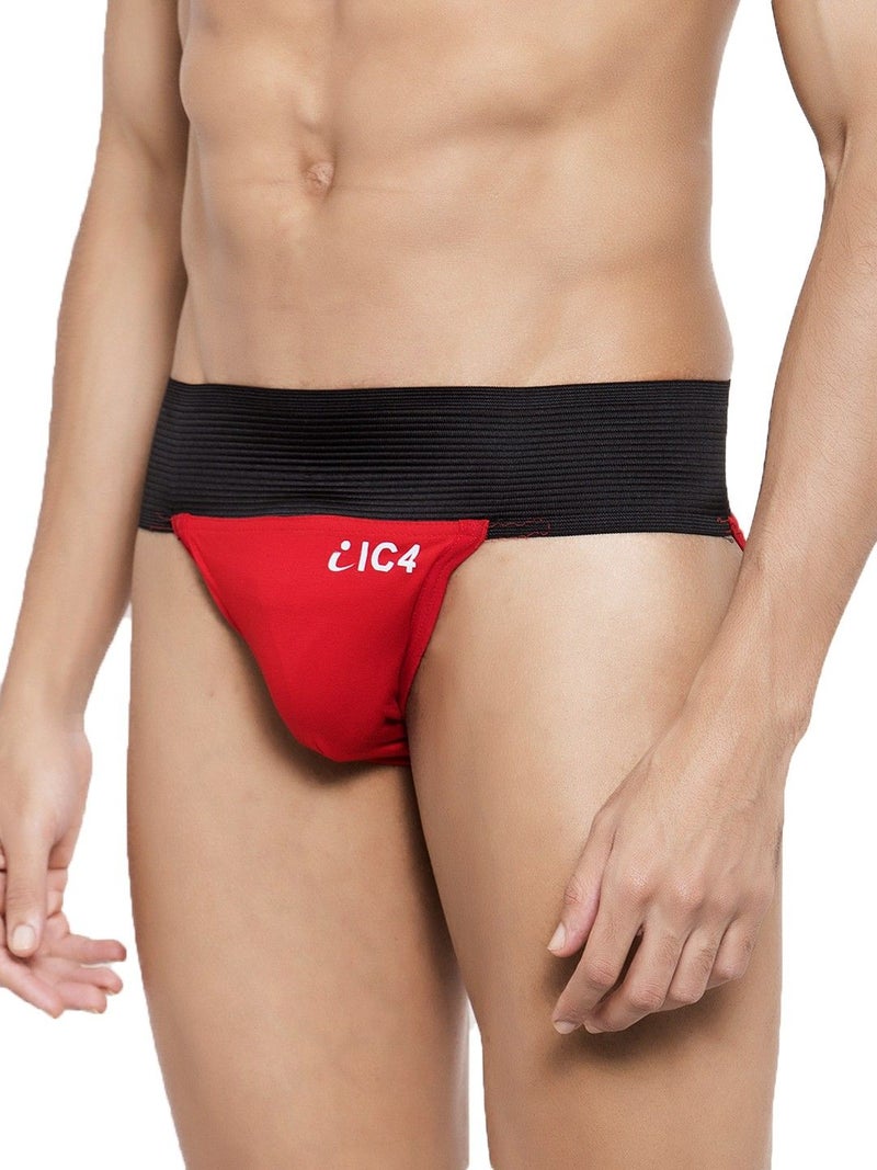 IC4 Store حزمة دعم الرجال الرياضية - Navy و Red - Image 4