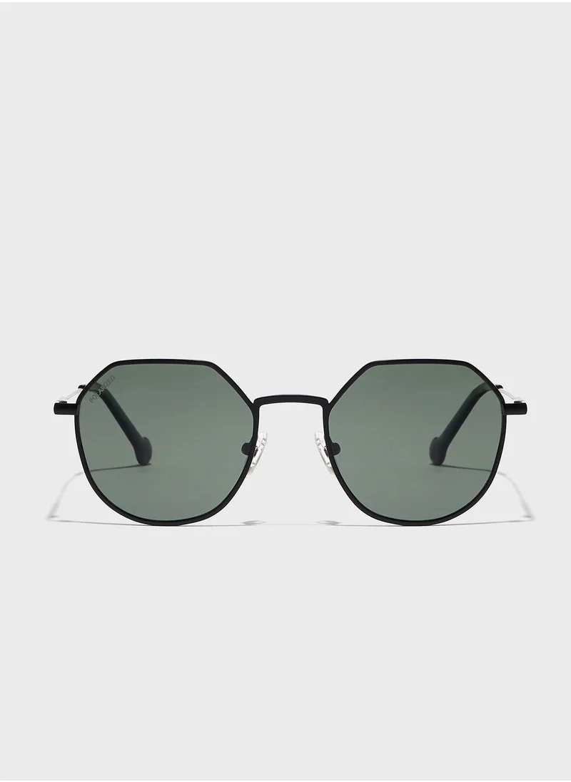 30 سندايز Turn Up Polarised Retro Sunglasses