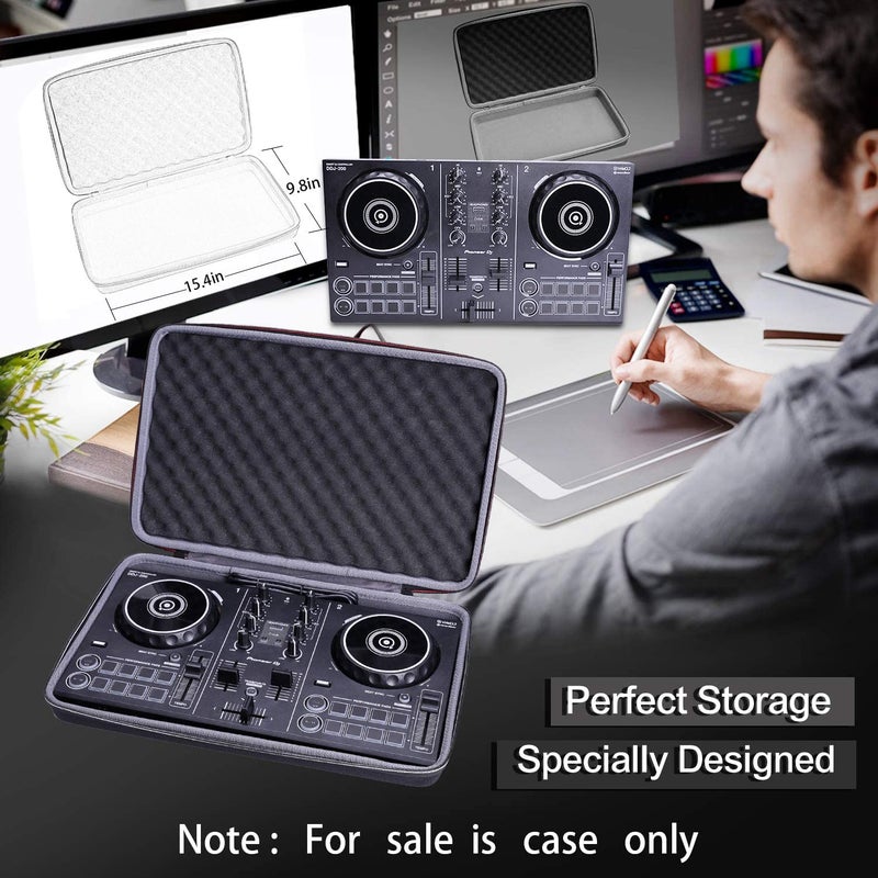 XANAD Hard Case for Pioneer DJ DDJ-200 Smart or DDJ-200 / DDJ-WeGO4-K/DDJ-WEGO3 DJ Controller - Travel Protective Bag - Image 5
