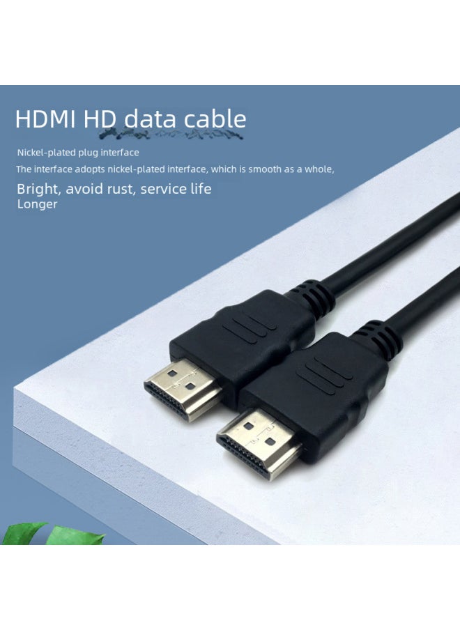 ماركة غير محددة سعر الأسلاك الفيديو لجهاز العرض التلفزيوني من إنتاج المصنع HDMI HD line set top box جميل - اللون: 0.5 متر  - Image 1