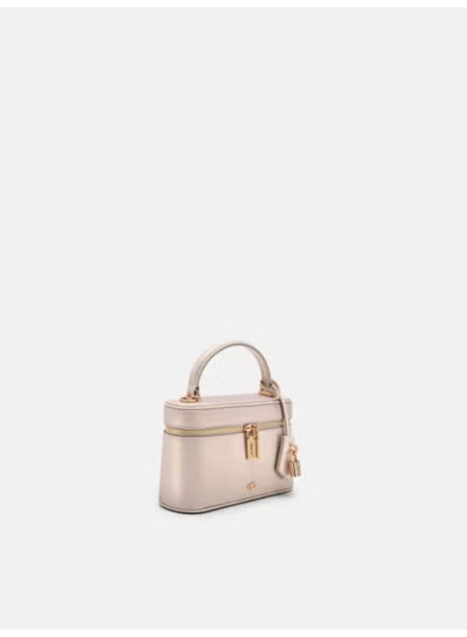 PEDRO Ari Leather Shoulder Bag - Champagne - Image 2